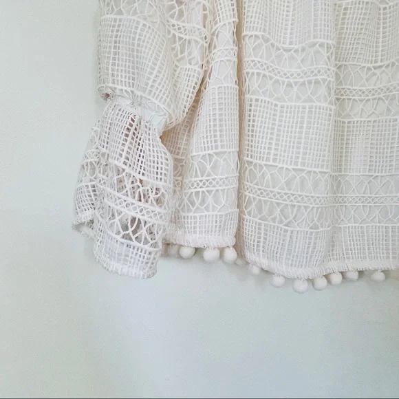 Tularosa Alexa Off Shoulder Top in Luster Ivory White - Picture 6 of 9